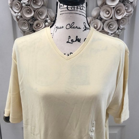 DONATED Murano v Rayon/Cotton short sleeve shirt - Picture 2 of 7